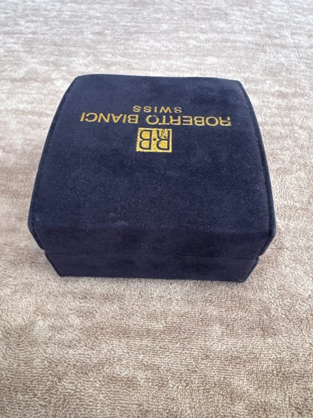 Roberto Bianci Swiss Velvet Watch Box Presentation Box